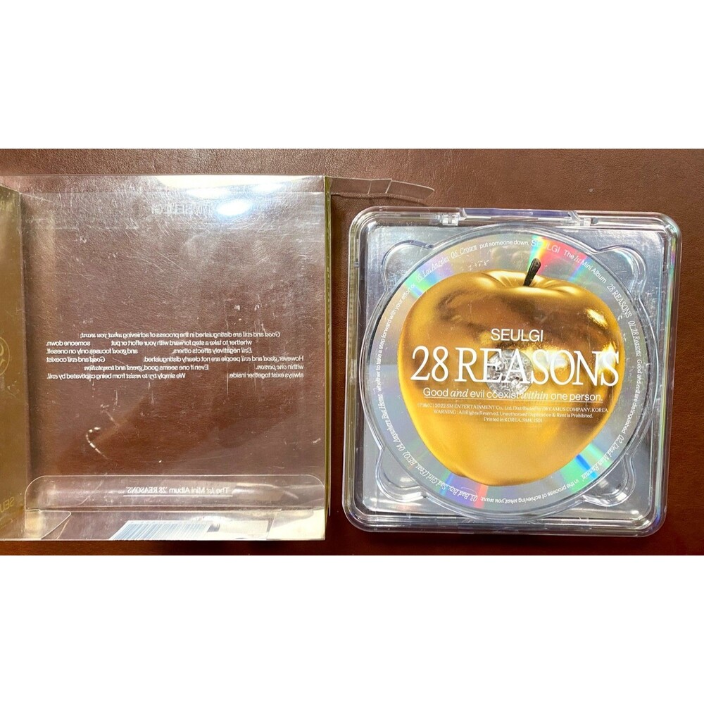K-POP RED VELVET SEULGI 28 REASONS 1st Mini Album CASE CD+Photo Book+Lyric
